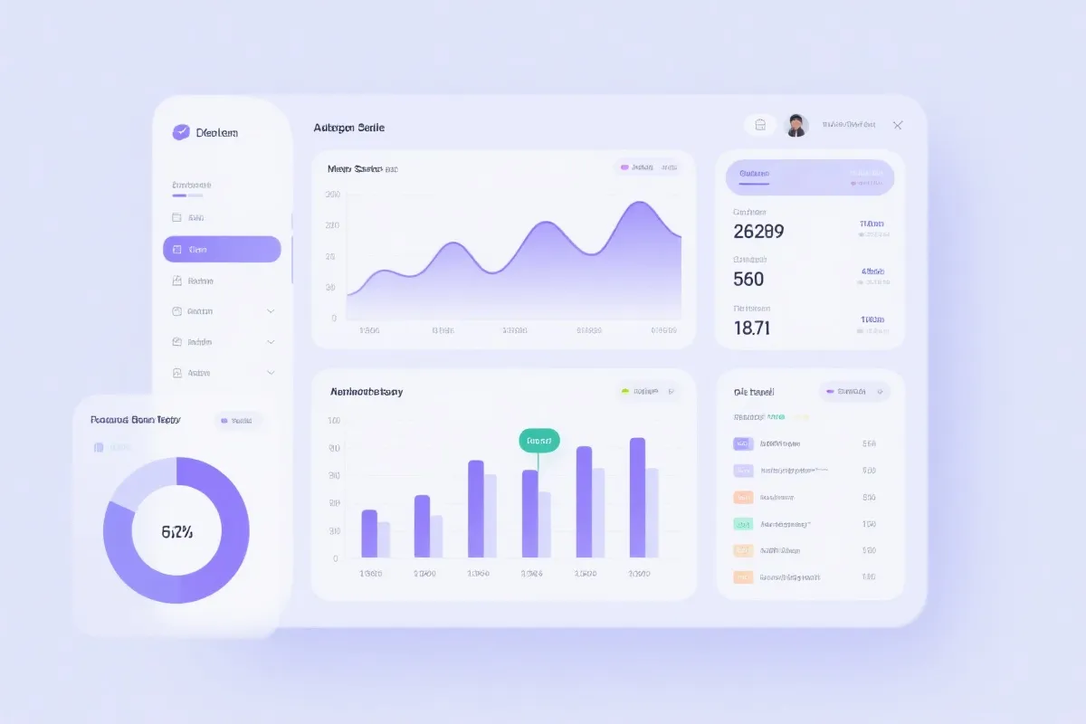 数据看板示意图